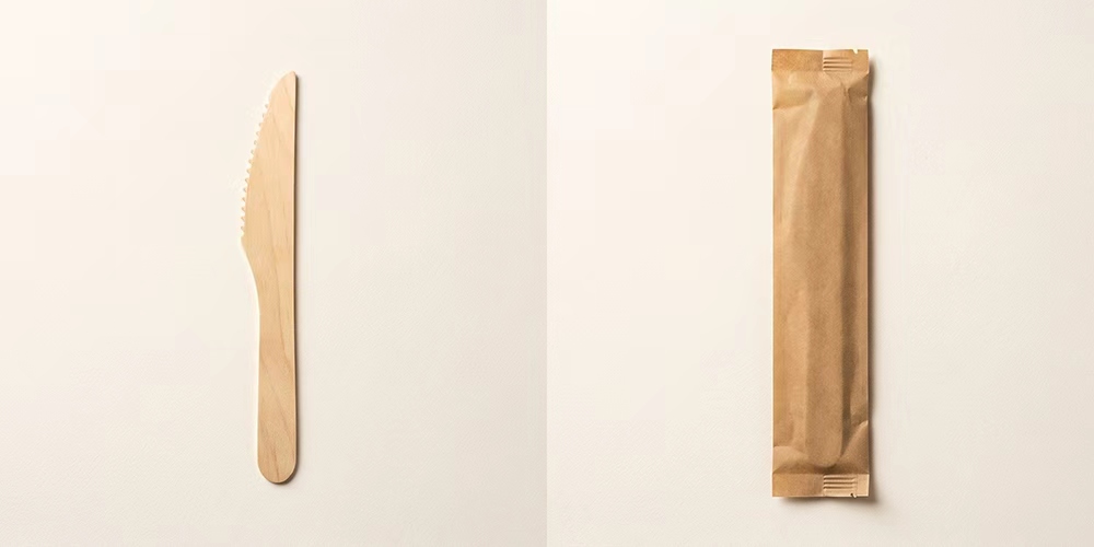 disposable wooden knife